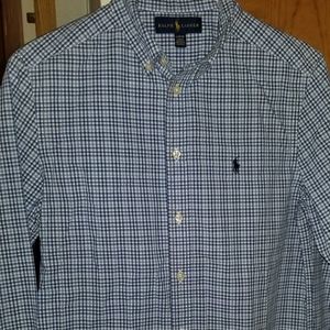 Boy long sleeve button down shirt